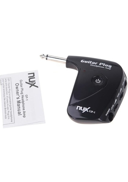 Elektro Gitar Fişi Mini Kulaklık Amfisi Dahili Distorsiyon Etkisi Kompakt Taşınabilir indirimleri