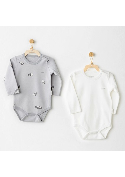 Keep Smiling 2'li Badi Grey