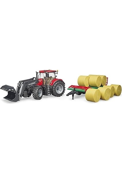 BR03198 Case Ih Optum 300CVX Kepçeli Traktör & Balya Römorku modelleri