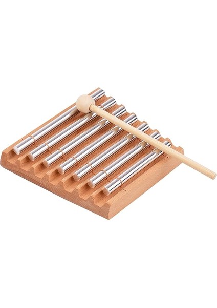 7 Tonlu Ahşap Çanlar Tokmaklı Perküsyon Enstrümanı Dua Için Yoga Müzikal Çanı Çocuklar Için Öğretmenler Sınıf Irlatma Zili 7 Tonlu Zil modelleri