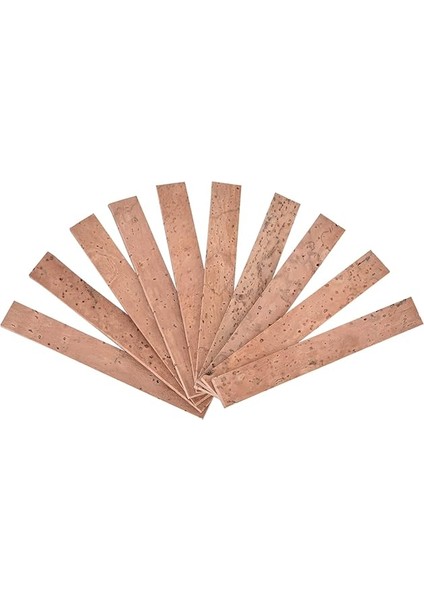 Klarnet Mantar Değiştirme Kiti 10 Adet Doğa Yumuşak Ahşap Levha Boyun Eklem Parçası Seti Değiştirin Tenor Enstrüman Tamir Aksesuarı Tüm Klarnet Severler Için Iyi Sızdırmazlık Gürültüsü Aşınma Direnci modelleri