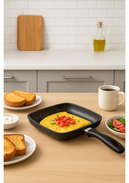 Granıt Dokum Kare Mını Sos TAVASI-(RSS300)-250 x 250 mm fiyatları