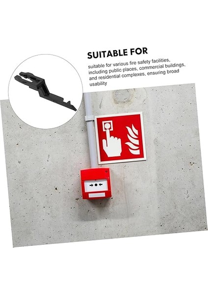 10 Adet Acil Durum Anahtarı Cam Kırma Özelliği ile Yangın Kurtarma Için Temel Panik Butonları Güvenlik Çözümleri Için Güvenilir Iç Kapı Anahtarı Siyah indirimleri