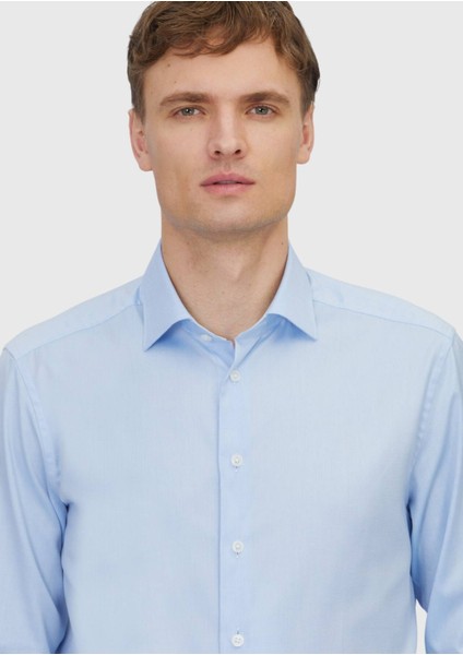 Mavi Regular Fit Dokuma Klasik %100 Pamuk Gömlek modelleri