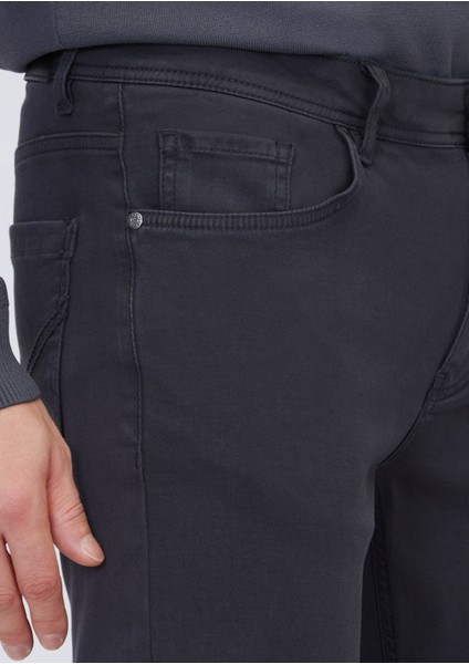 Antrasit Düz Örme Slim Fit Casual Pamuk Karışımlı Pantolon modelleri