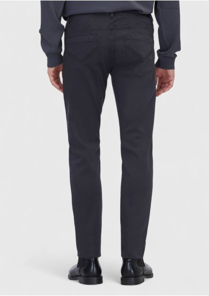 Antrasit Düz Örme Slim Fit Casual Pamuk Karışımlı Pantolon indirimleri