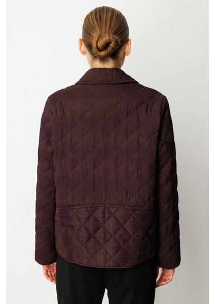 Dokulu Çıtçıtlı Mont Bordo 06501 modelleri