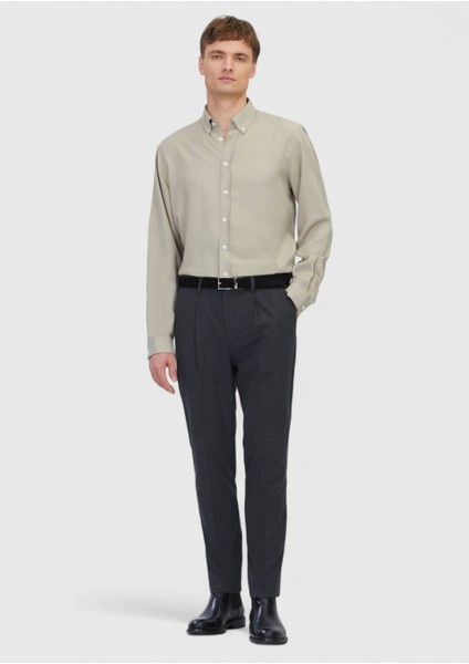 Kum Düz Dokuma Casual Gömlek fiyatları