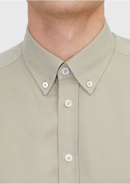 Kum Düz Dokuma Casual Gömlek indirimleri