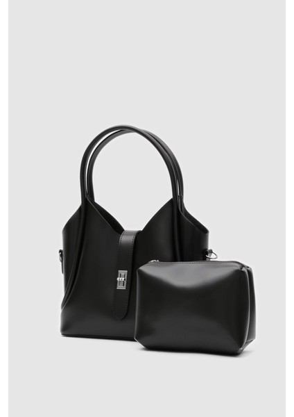 Kadın Yavru Çanta Fular Detaylı Omuz ve Kol Çantası