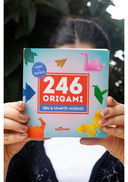 Color Origami 246 Kağıt Katlama Sanatı Ebru/geometrik