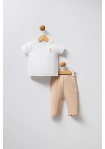 U.s Polo Bebek 3'lü Takım USB2382 Beyaz modelleri