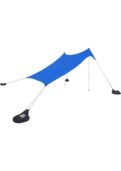 Zelt 2,3 Metre Gölgelik Tente Plaj Şemsiyesi Teras Bahçe Çardak Kamp Piknik Güneşlik Şemsiye (Mavi) fırsatları
