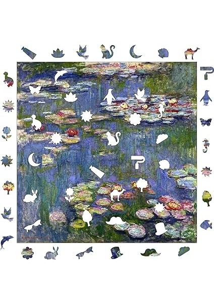 - Ahşap Puzzle Yetişkinler Için - Claude Monet Nilüferler Benzersiz Parçalı Puzzle - 353 Parça Ahşap Yapboz - Yapıştırıcı Folyo Dahil - Dekoratif Ahşap Puzzle - 29X29 cm - S1-28 fiyatları