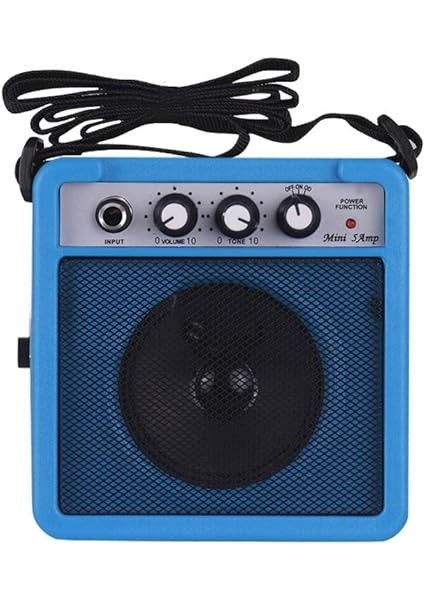Mini Gitar Amfisi Amp Hoparlör, 3,5 mm ve 6,35 mm Girişli 1/4 Inç Çıkış, Ses Tonu Ayarını Overdrive'ı Destekler fiyatları