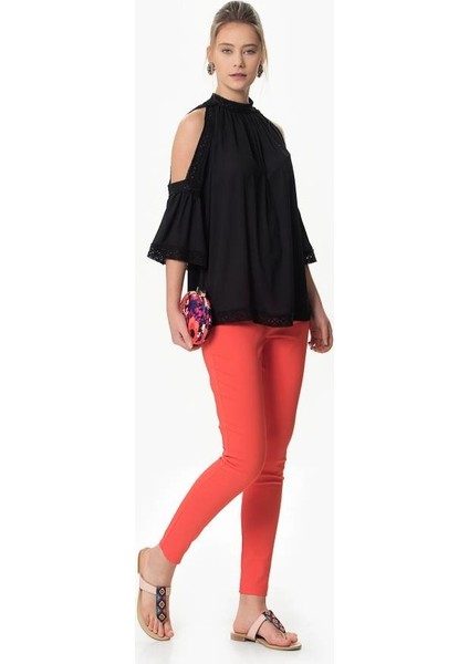 Dar Paça Pantolon Mercan Y1612024_030