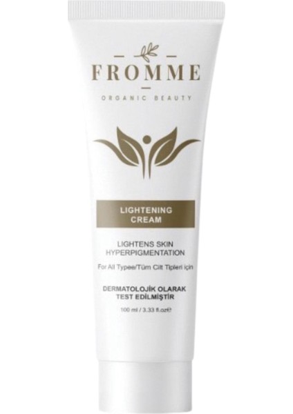 Organic Beauty Lightening Cream modelleri