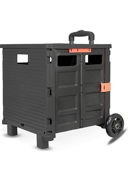 Katlanabilir Portatif Pazar ve Market Alışveriş Arabası (Siyah) modelleri