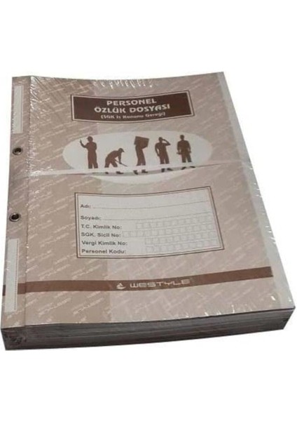 Personel Özlük Dosyası 25 Li Paket BM541