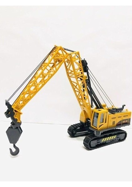 Oyuncak Vinç Iş Makinesi Ipli Sarılır Makaralı Paletli Kurtarıcı