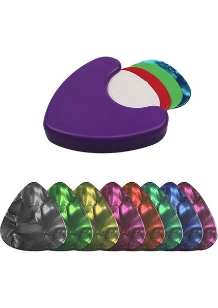 Gitar Penaları 8 Adet, Pena Tutucu Dahil