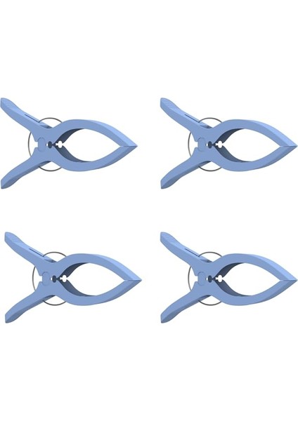 Mandal Plaj Havlusu Şezlong Sabitleyici Halı Asma Mandalı Çamaşır Klipsi Havlu Kıyafet Tutucu (4, Karışık)