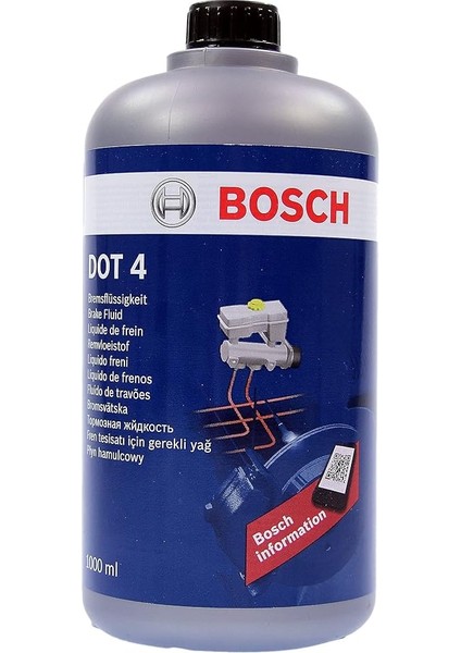 Dot-4 Hidrolik Fren Yağ Plastik Kutu 1 Litre Koli 6 modelleri