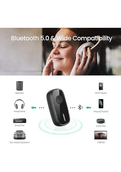 Aptx Destekli Bluetooth 5.0 Audio Receiver Alıcı modelleri