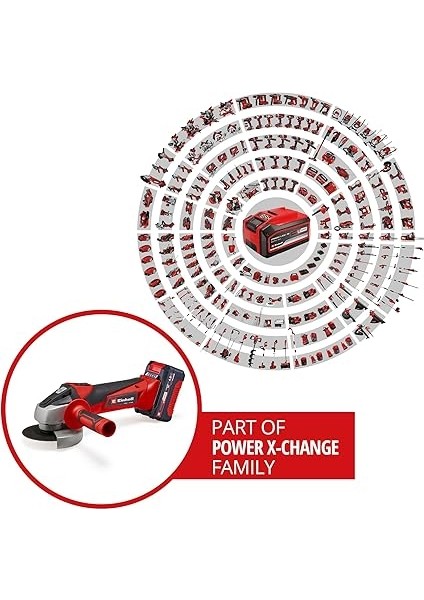 Akülü Avuç Taşlama Tc-Ag 18/115 Li Kit Power X-Change (18 V, 115 mm Disk Çapı, 28 mm Kesme Derinliği, Softstart, 4.0 Ah Akü ve Şarj Cihazı Dahil) - 4431133 fiyatları