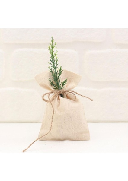 Düz Krem Ham Bez Kese, 10X15 cm 10 Adet