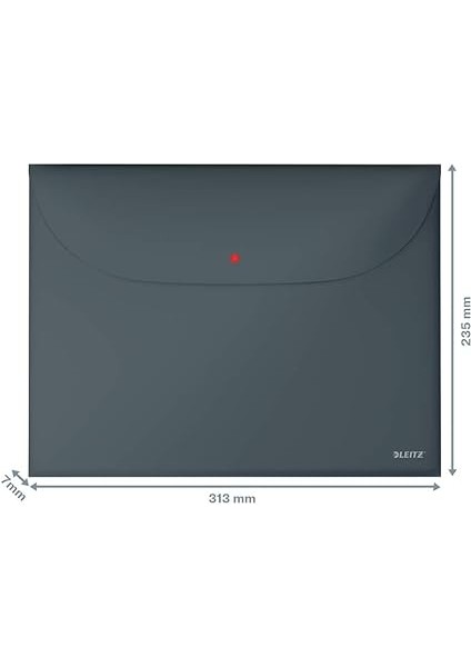 Cosy Çıtçıtlı, 2 Cepli Gizlilik Dosyası, A4, Gri fırsatları