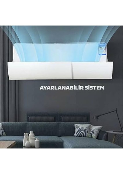 Mobile Yapışkanlı Ayarlanabilir Klima Hava Yönlendirici Aparat Klima Aparatı Siperlik Yön Aparatı modelleri