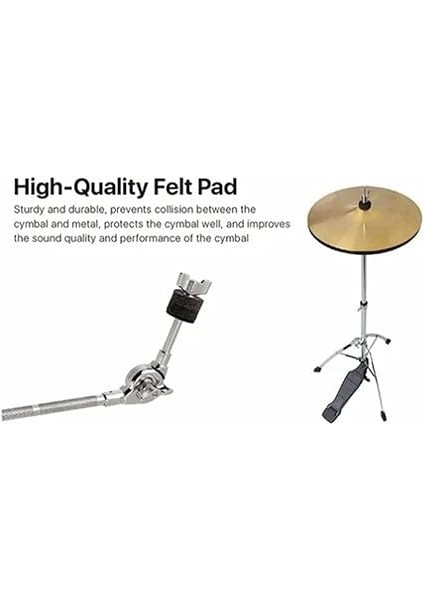 21 Adet Davul Keçe Ped Seti, Zil Standı Keçeleri Kaymaz Yedek Aksesuarlar Komple Set modelleri