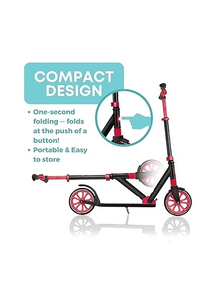 Scooter/nl 205 Katlanabilir/kırmızı indirimleri