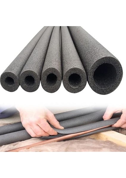 Borusu Polietilen Boru Yalıtım Kılıfı Köpüğü 2 Metre Iç Çap 28 mm