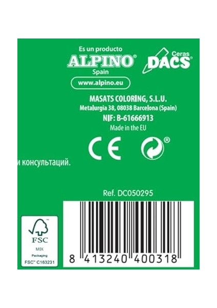 ALP-DA-125 12'li Dacstrıx Mum Boya indirimleri