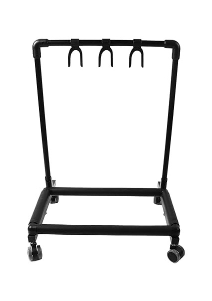 Gitar Standı, 3 Gitar Için, Çoklu Gitar Standı, Metal ve Eva, Birden Fazla Gitar Için, Tekerlekli Ekran Tutucu (Metal + Eva) fiyatları