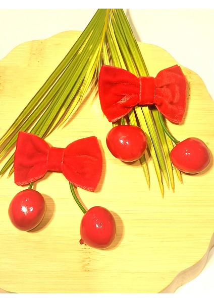 Lüks Kiraz Figürlü Renkli Toka fiyatları