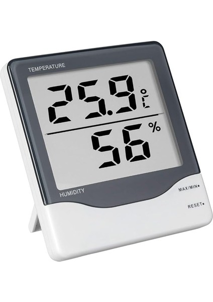 TFA30.5002 Dijital Sıcaklık ve Nem Ölçer, Siyah