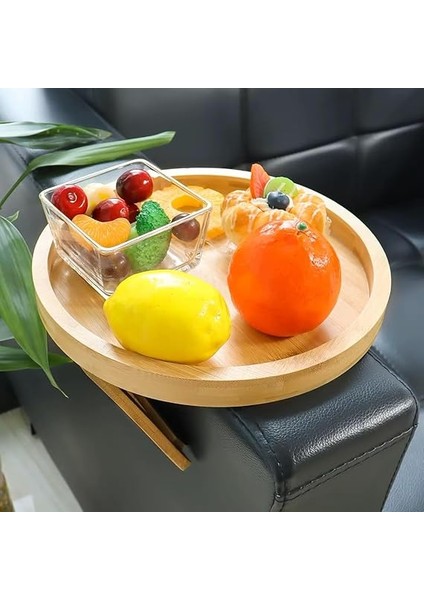 Home Yaylı Tutamaçlı Bambu Koltuk Tepsisi – Menteşeli, Kaymaz, Kolay Kullanımlı, Sağlam Tutan Yan Sehpa, Koltuk Kenarına Takılan Tepsi Sehpa (Yuvarlak) fırsatları