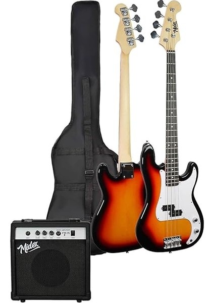 CBG-460SB 46 Inç 4/4 Yetişkin Amfili Bas Gitar Seti Sunburs fiyatları