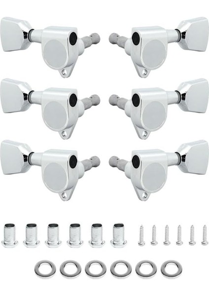 Cb-40 Akustik Gitar Için Kaliteli Profesyonel Burgu Takımı Silver 1 Set