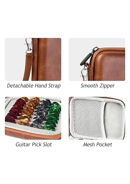 Akustik Elektro Gitar Için Gitar Penası Tutucu Kılıfı 15 Adet Gitar Penası Gitar Penası Saklama Çantası Keseleri Arkadaşlar Gitar Çalanlar Için fırsatları