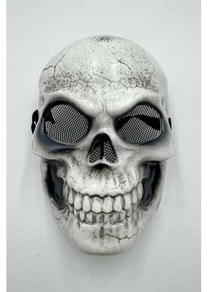 Halloween Maske Kuru Kafa Siyah Göz