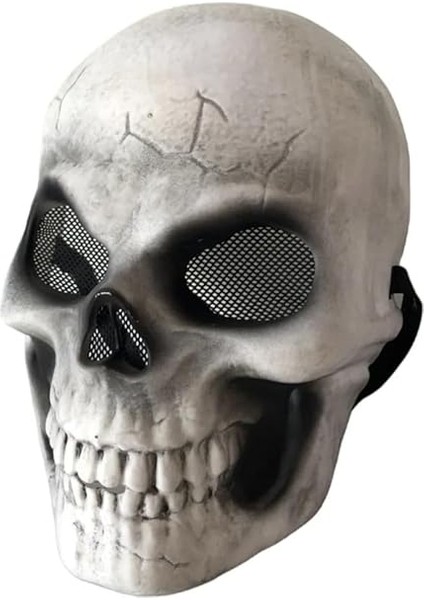 Halloween Maske Kuru Kafa Siyah Göz fiyatları