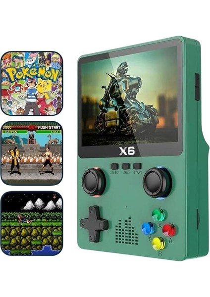 Konsolu Yeninesil El Atarisi 10.000 Adet Nostalji Oyun 3.5inç Ipsekran Mp3/mp4/video Gamepad