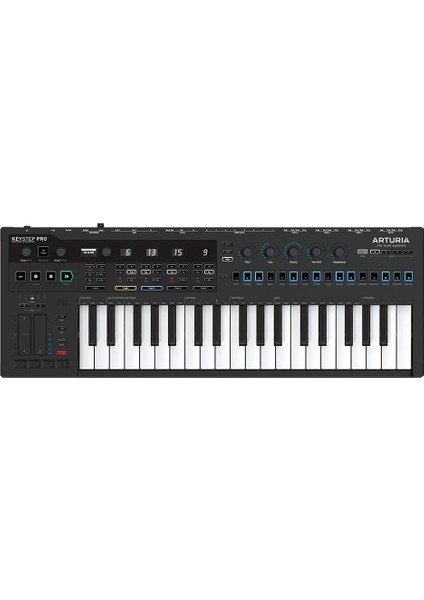 Keystep Pro, 37-Tuş Kontroller Sequencer, 1 Mıdı Giriş ve 2 Mıdı Çıkış, LED Aydınlatmalı modelleri