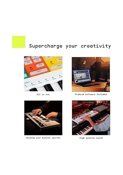 Keystep Pro, 37-Tuş Kontroller Sequencer, 1 Mıdı Giriş ve 2 Mıdı Çıkış, LED Aydınlatmalı fırsatları