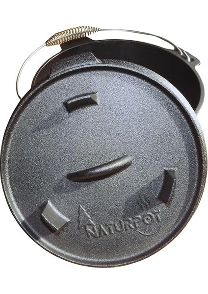 Döküm Tencere 10 Inch Dutch Oven Demir Döküm Kamp Tenceresi 25 cm modelleri