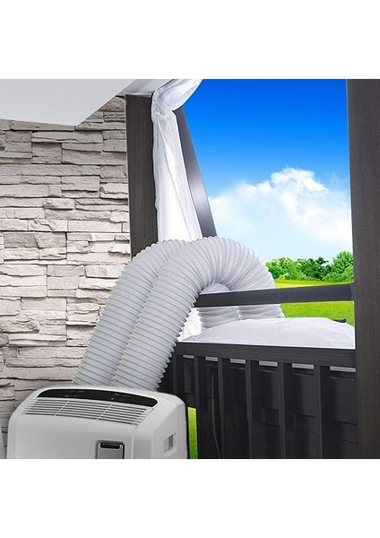 Yalıtım Bezi, Oda Mobil Klima ve Hava Isıtıcı Sızdırmazlık Bezi, Yağmur Geçirmez Izolasyon Polyester Kumaş, Evrensel Pencere Çerçevesi Bölme Kiti indirimleri